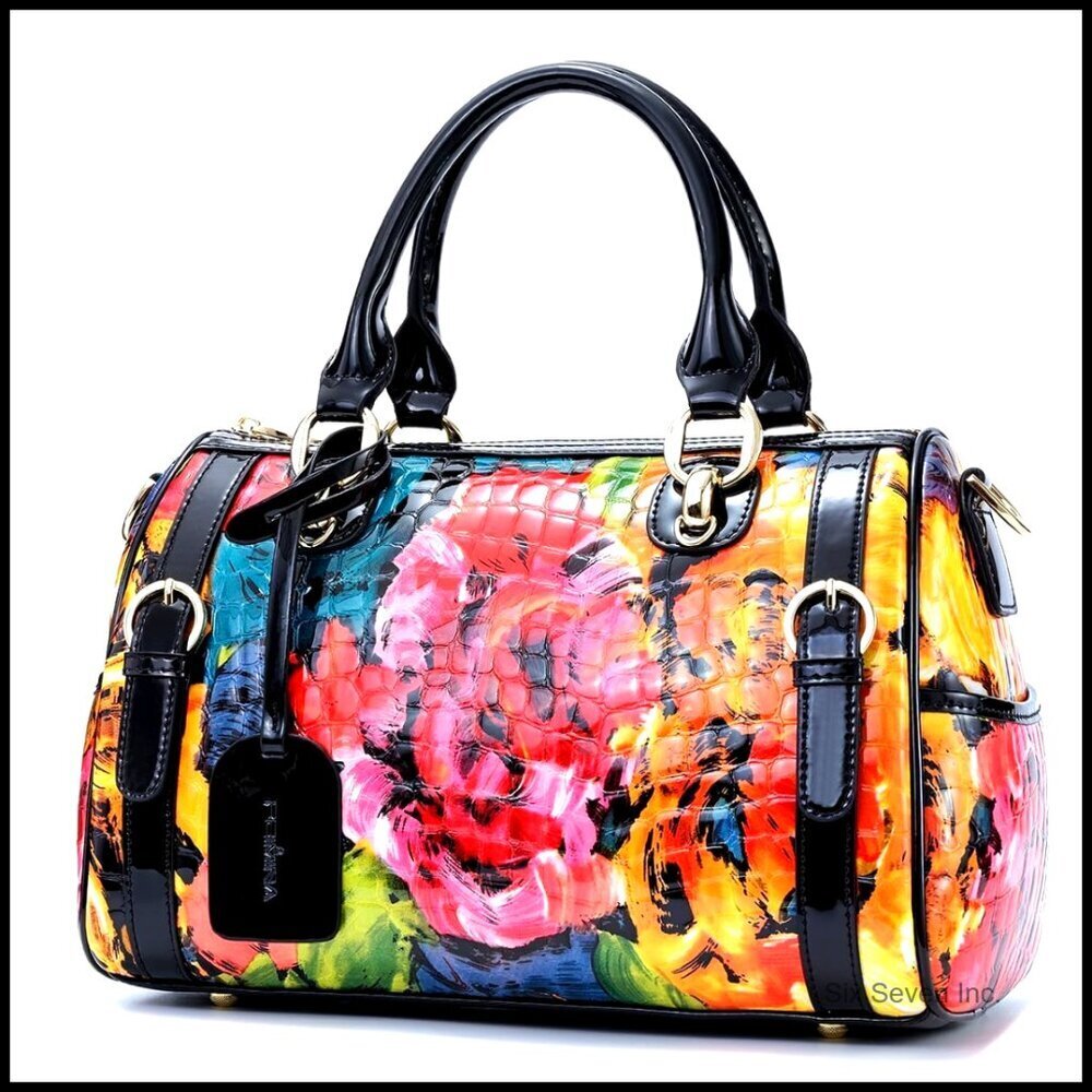 Genuine Leather Satchel Tote Crossbody Bag Large Capacity Designer Shoulder
